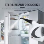 Blue Handheld Steam Cleaner 1050W High Pressure Chemical Free Cleaning Machine with 12 Piece Accessory Set for Kitchen Bathroom Car and Upholstery - Image 5