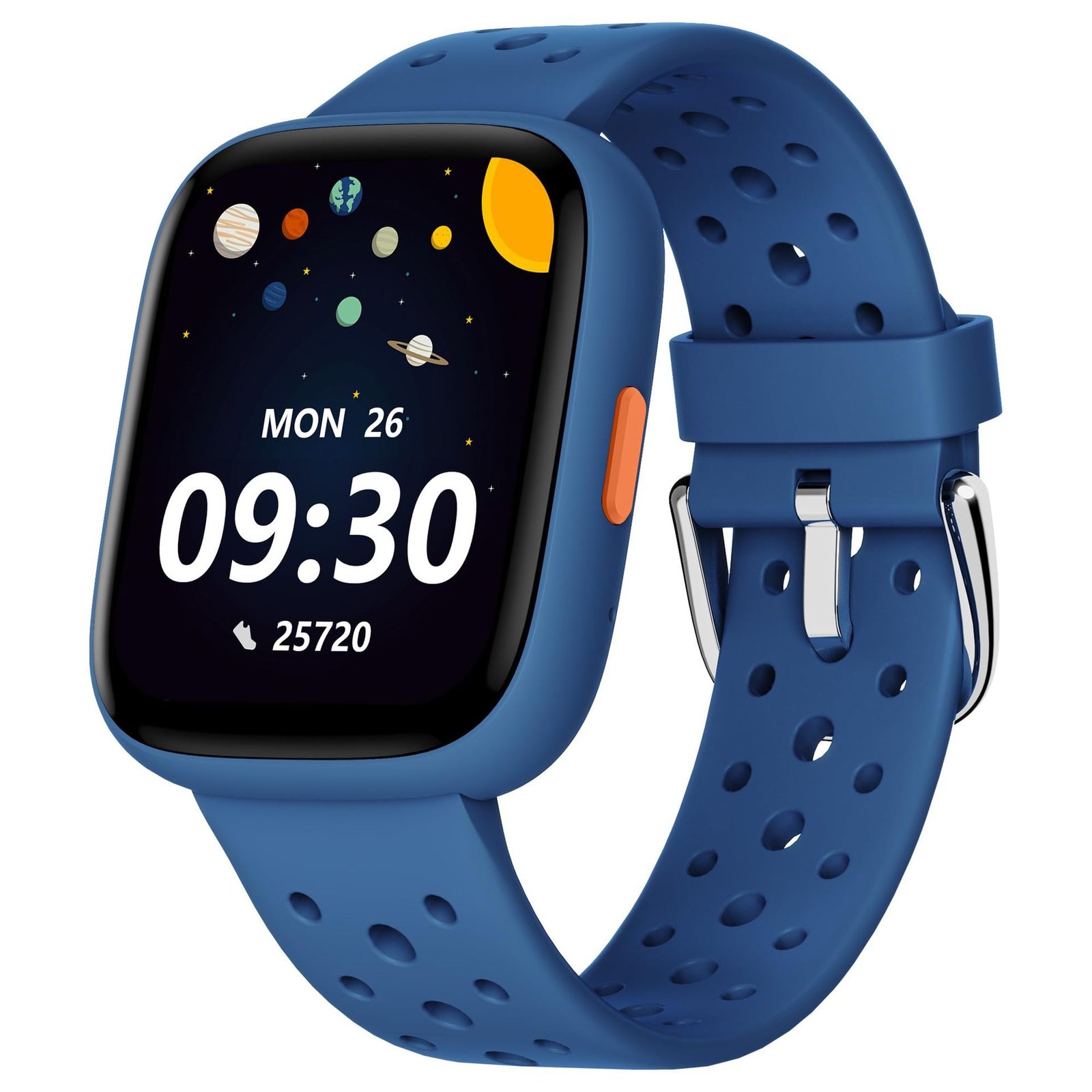 V888-ELOSUNG40779-202512161345-00 Blue Kids Smart Watch Fitness Tracker with Pedometer Heart Rate Monitor and 14 Sport Modes IP68 Waterproof Watch for Boys and Girls - Image 1
