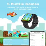 Blue Kids Smart Watch Fitness Tracker with Pedometer Heart Rate Monitor and 14 Sport Modes IP68 Waterproof Watch for Boys and Girls - Image 3