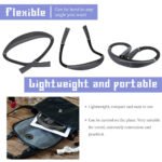 Blue Hands-Free USB Rechargeable Neck Reading Light 3 Colour Modes Flexible LED Book Lamp for Night Reading Knitting Repairing - Image 4