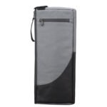 Black and Grey Insulated Golf Cooler Bag Portable Thermal Carrier Holds 6 Cans or 2 Wine Bottles with Shoulder Strap for Australian Golf Course and BBQ
