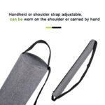 Black Insulated Golf Beer Cooler Bag Cylindrical Tube Design with PEVA Lining 83cm Portable Crossbody Shoulder Strap for Australian Golf and BBQs - Image 2