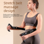 Yellow Professional Massage Gun with Extension Handle and Back Strap 12 Speeds Deep Tissue Muscle Relief for Home Gym and Australian Athletes - Image 2