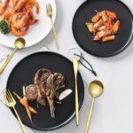 30-Piece Gold Portuguese Style Cutlery Set - Mirror Polished 410 Stainless Steel Dinnerware for 6 (Steak Knives Included) - Image 3