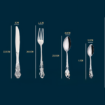 4Set / 16PCS Gold Royal Court Cutlery Set - Vintage Hollow Engraved 410 Stainless Steel Dinnerware with Gift Box - Image 3