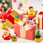 Christmas Rubber Duck Advent Calendar - 24 Days Countdown with Giraffe Themed Mini Duck Toys (Blind Box) - Image 4