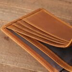 Style 2 Genuine Cowhide Leather Wallet - RFID Protection, VH2104 Mom to Son Gift with To My Son Embossed Message - Image 4