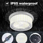 244 LED Solar Motion Sensor Pendant Light - IP65 Waterproof Barn/Patio Light with 4 Remote Modes and High Lumen Output - Image 6