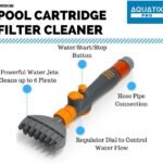 2-Pack Handheld High-Power Jet Water Sprayer for Pool and Spa Cartridge Filter Cleaning - Hydro-Powered Scrubber Tool - Image 2
