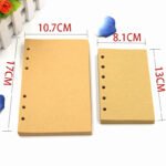 2-Pack A7 Nautical Vintage PU Leather Student Notebook - Pirate Style Strapped Diary with 150 Pages of Refillable Kraft Paper(Brown) - Image 4