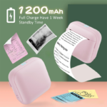Green X6 Mini Portable Bluetooth Instant Photo & Note Printer for Students - Deluxe 20-Piece Gift Set with 12 Paper Rolls, Color Pens & Storage Bag - Image 6