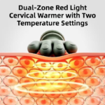 Wireless 4D Bionic 10-Fingers Shoulder & Neck Massager - EMS Micro-current & Vibration Neck Reliever with 2-Level Red Light Heat - Image 2
