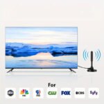 Digital HDTV Antenna with 5M Cable & Signal Booster for 4K High Gain 37dBi Reception - 360Â° Omnidirectional Indoor/Outdoor Antenna Compatible with DVB-T/T2, ATSC, ISDB-T - Image 2