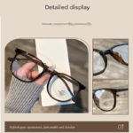 3 Pack black Women's Blue Light Blocking Glasses Non-Prescription 0 Degree Large Frame Lightweight Eyewear for Computer Gaming Office Australian Fashion - Image 3