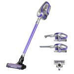 Devanti Stick Vacuum Cleaner Roller Brush Cordless 150W Purple - Image 8