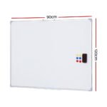 Magnetic Whiteboard 90x120cm Erase Board Marker Eraser Tray Home Office School - Image 2
