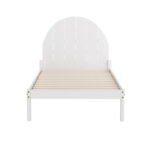 Artiss Bed Frame King Single Size Wooden White DALY - Image 3
