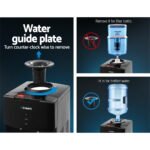 Devanti Water Cooler Dispenser Stand Black - Image 7