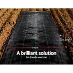 Instahut 0.915x50m Weed Mat Weedmat Control Plant - Image 4