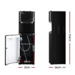 Devanti Water Cooler Dispenser Bottom Load Black - Image 2