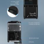 Devanti Water Cooler Dispenser 22L Bench Top Chiller Purifier Filter Hot Cold Black - Image 4
