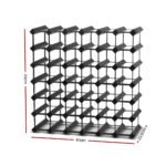 Artiss Wine Rack 42 Bottle Black - Image 2