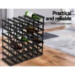 Artiss Wine Rack 42 Bottle Black - Image 3