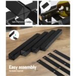 Artiss Wine Rack 42 Bottle Black - Image 6
