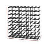 Artiss Wine Rack 72 Bottle Black - Image 2