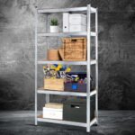 Giantz 1.8M Warehouse Racking Rack Shelving Garage Steel Metal Storage Shelves Silver - Image 7