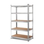 Giantz 1.8M Warehouse Racking Rack Shelving Garage Steel Metal Storage Shelves Silver - Image 8
