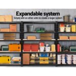 Giantz 1.8M Garage Shelving Warehouse Rack Pallet Racking Storage Shelve Black - Image 6