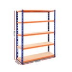 Giantz 1.8M Garage Shelving Warehouse Rack Pallet Racking Storage Shelve Blue - Image 2