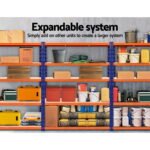 Giantz 1.8M Garage Shelving Warehouse Rack Pallet Racking Storage Shelve Blue - Image 6