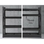 Giantz 2Mx2M Garage Shelving Warehouse Rack Pallet Racking Storage Shelve Black - Image 6