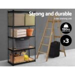 3x1.5M Warehouse Shelving Racking Storage Garage Steel Metal Shelves Rack - Image 3