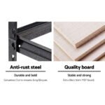 Giantz 2x1.5M Steel Warehouse Racking Rack Shelving Storage Garage Shelves Shelf - Image 4
