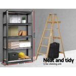 Giantz 2x1.5M Garage Shelving Warehouse Rack Storage Racking Storage Steel - Image 2