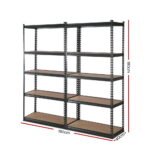Giantz 2x1.8M Garage Shelving Warehouse Rack Pallet Racking Storage Charcoal - Image 2