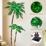 Jingle Jollys Christmas Tree 2.1m LED Lighted Xmas Palm Trees Party Decorations - Image 6