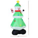 Jingle Jollys Christmas Inflatable Snowman Tree 2.75M Height LED Decorations Illuminated - Image 3