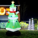 Jingle Jollys Christmas Inflatable Snowman Tree 2.75M Height LED Decorations Illuminated - Image 7