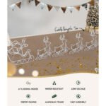 1X Christmas Lights Reindeer Sleigh 806 LED Decorations Jingle Jollys - Image 3