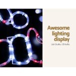 1M Christmas Lights 248 LED Santa Motif Light Decorations Jingle Jollys - Image 5
