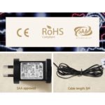 1M Christmas Lights 248 LED Santa Motif Light Decorations Jingle Jollys - Image 6