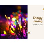 320 LED 5M Christmas Lights Solar String Fairy Light Jingle Jollys - Image 4