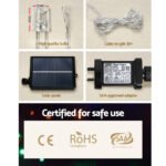 320 LED 5M Christmas Lights Solar String Fairy Light Jingle Jollys - Image 5