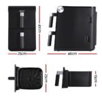 Devanti Air Fryer Oven 11L Dual Zone Fryers - Image 2