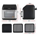 Devanti Air Fryer 13L LCD Fryers Oven - Image 2