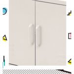 Artiss Buffet Sideboard Metal Cabinet - BASE White - Image 5